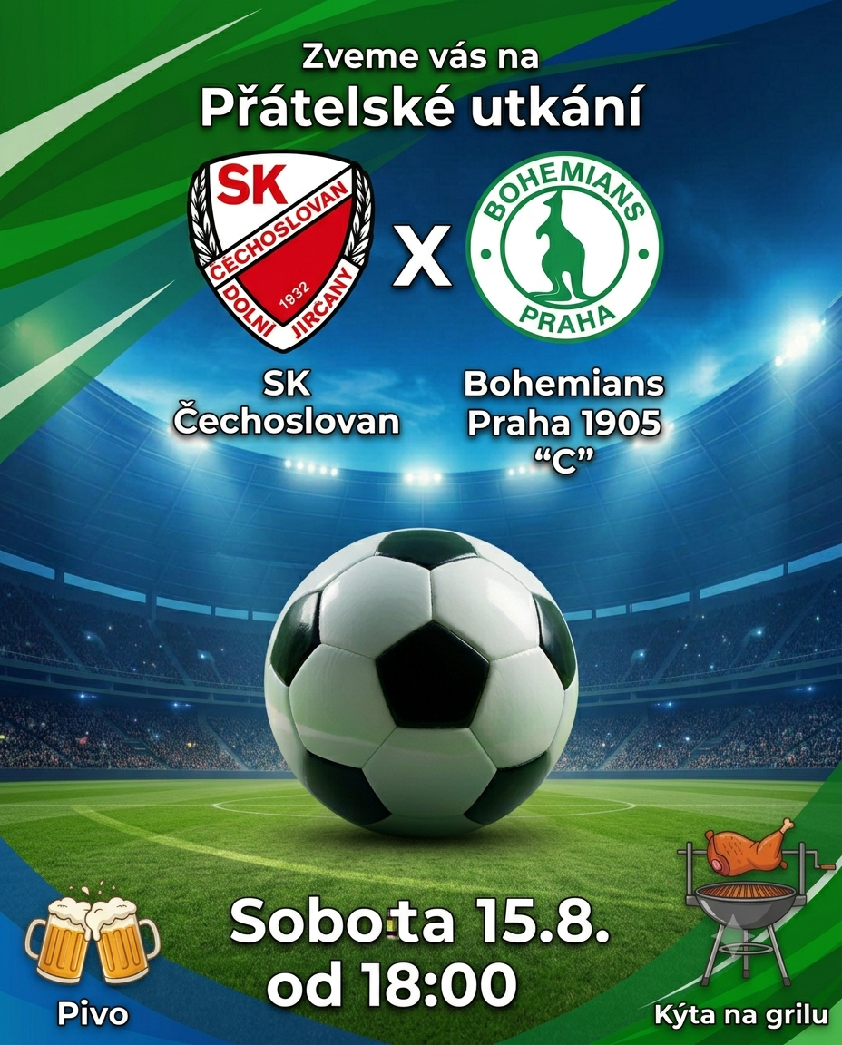 Přátelské utkání s Bohemkou